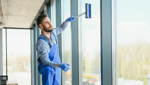 Glass & Window Cleaning Services for commercial space